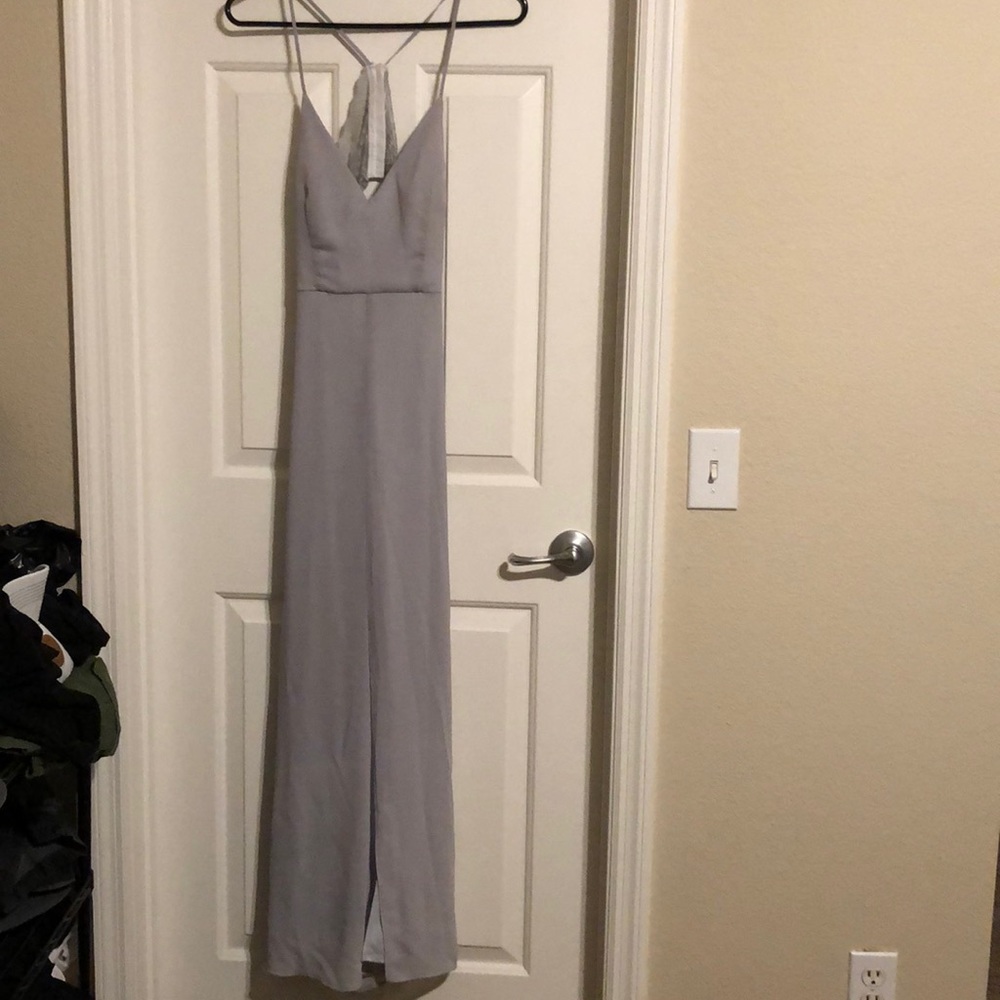 Grey maxi dress